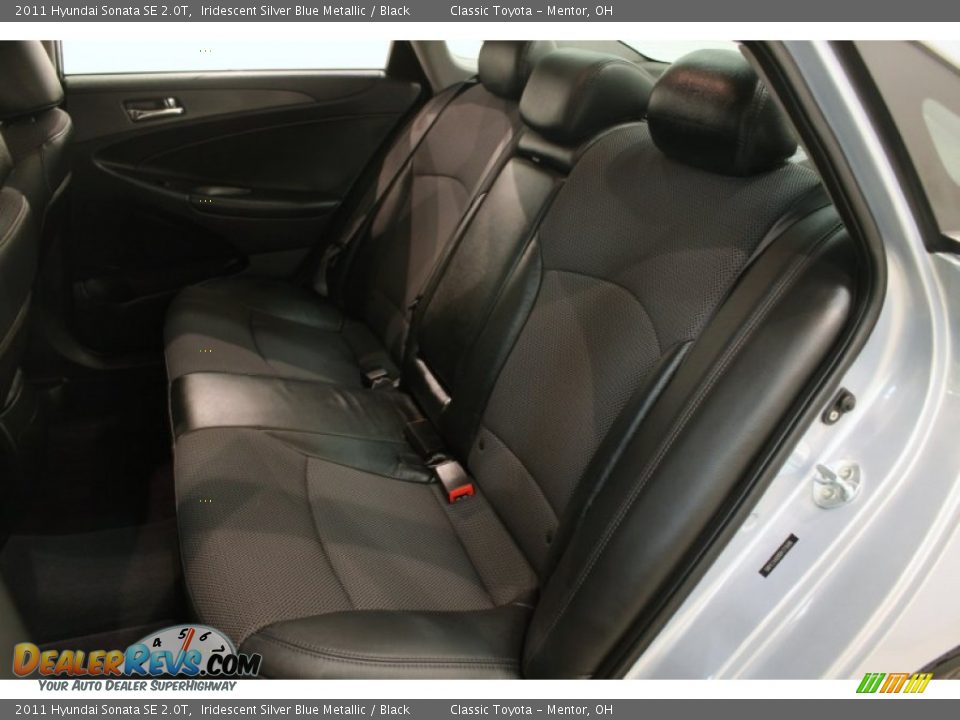 2011 Hyundai Sonata SE 2.0T Iridescent Silver Blue Metallic / Black Photo #21