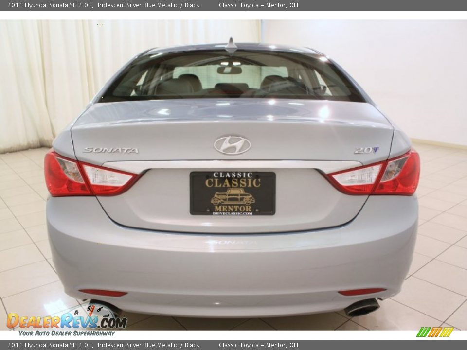 2011 Hyundai Sonata SE 2.0T Iridescent Silver Blue Metallic / Black Photo #22