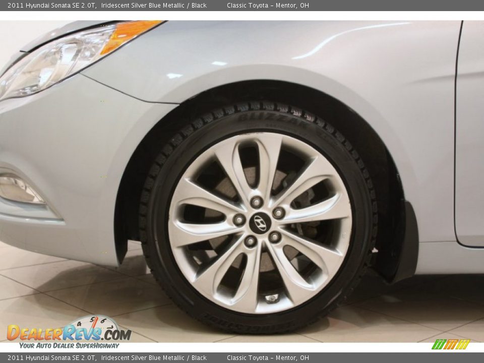 2011 Hyundai Sonata SE 2.0T Iridescent Silver Blue Metallic / Black Photo #24