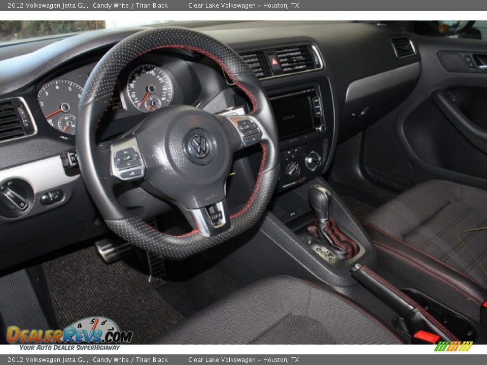2012 Volkswagen Jetta GLI Candy White / Titan Black Photo #14