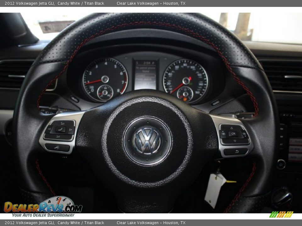 2012 Volkswagen Jetta GLI Candy White / Titan Black Photo #23