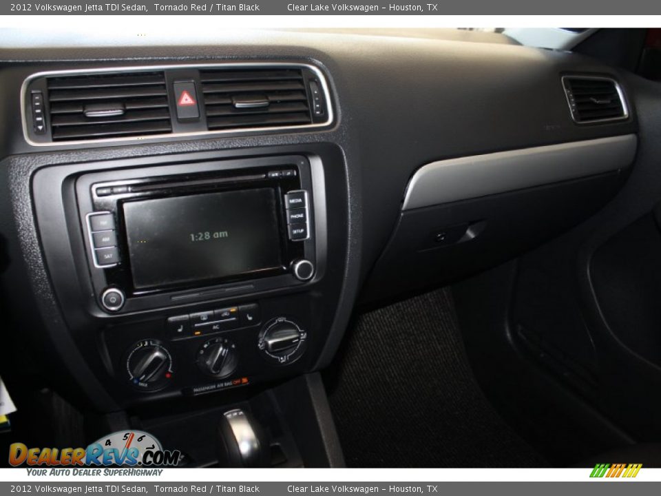 2012 Volkswagen Jetta TDI Sedan Tornado Red / Titan Black Photo #16
