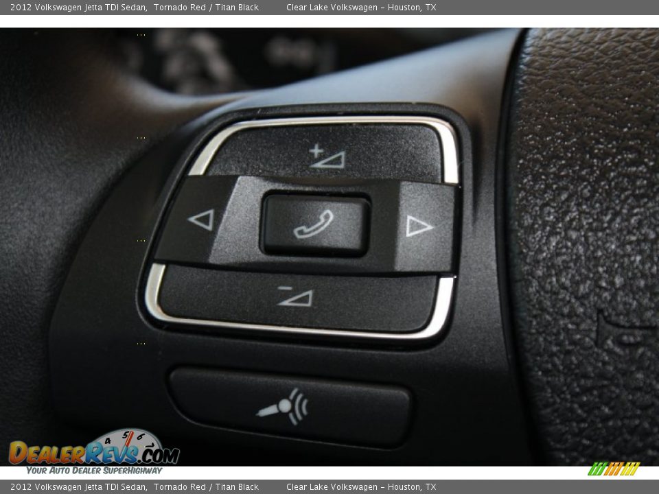 2012 Volkswagen Jetta TDI Sedan Tornado Red / Titan Black Photo #25