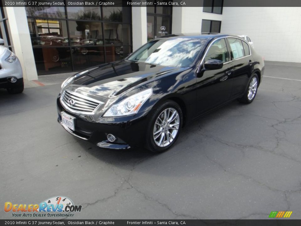 2010 Infiniti G 37 Journey Sedan Obsidian Black / Graphite Photo #1