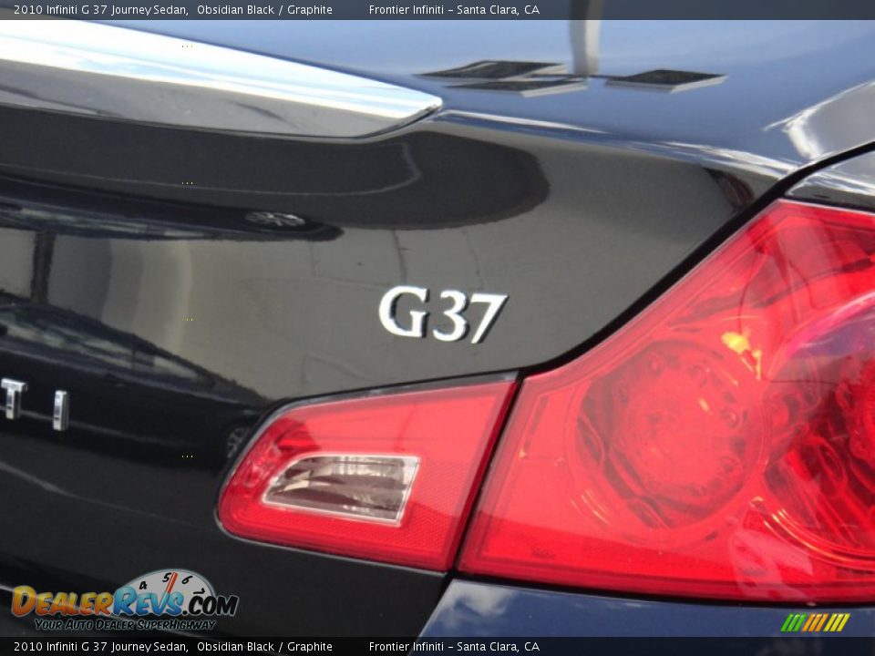 2010 Infiniti G 37 Journey Sedan Obsidian Black / Graphite Photo #6