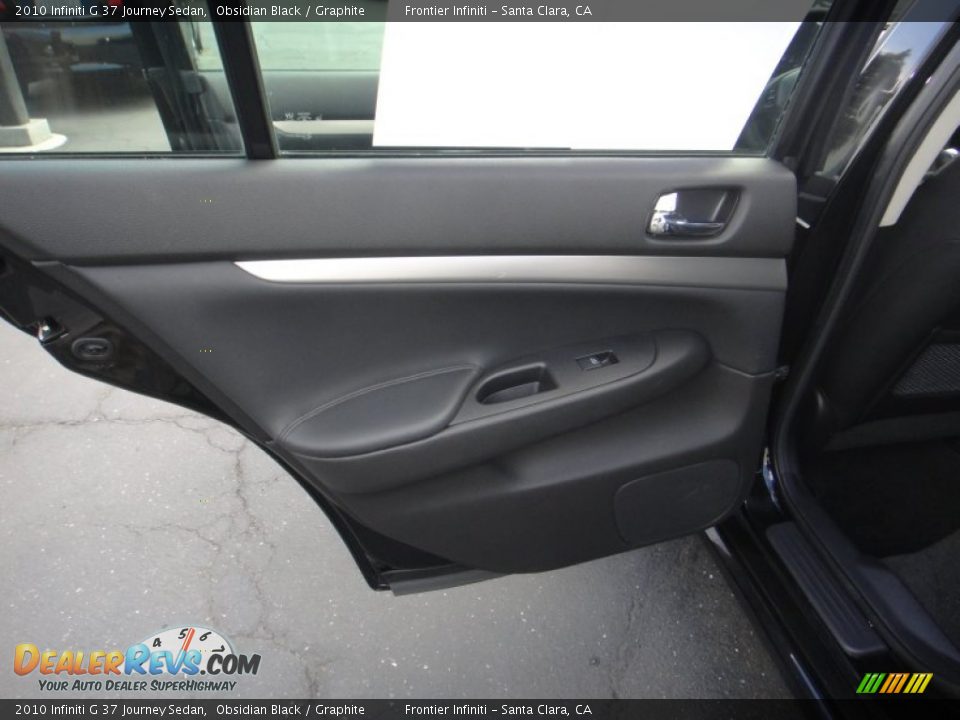 2010 Infiniti G 37 Journey Sedan Obsidian Black / Graphite Photo #12