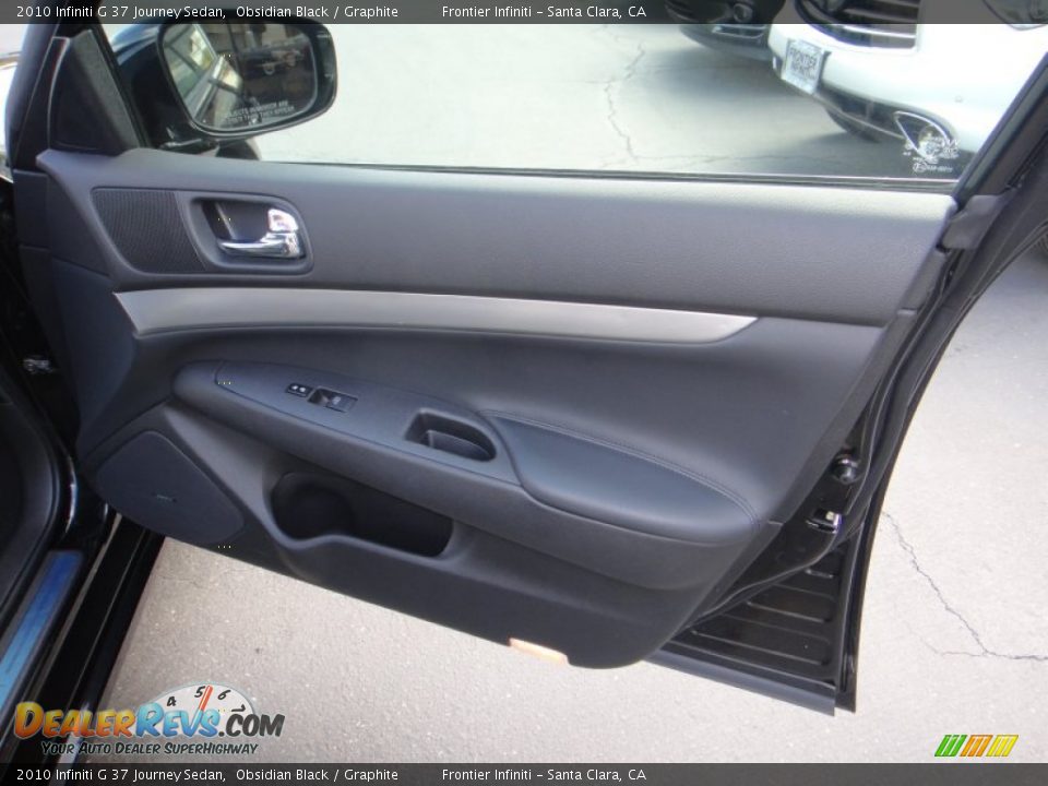 2010 Infiniti G 37 Journey Sedan Obsidian Black / Graphite Photo #19