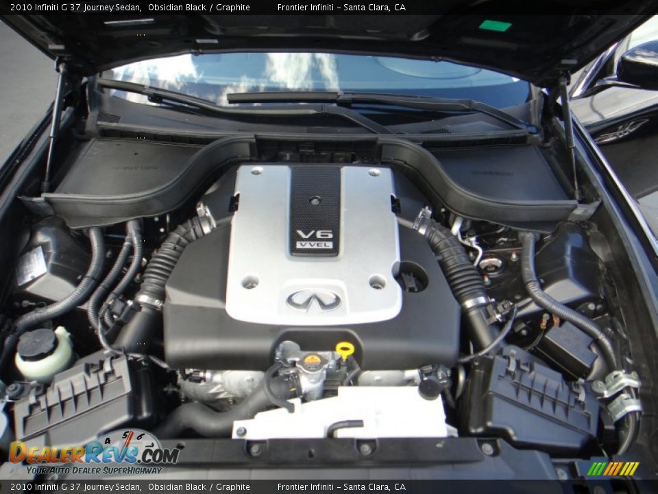 2010 Infiniti G 37 Journey Sedan Obsidian Black / Graphite Photo #20