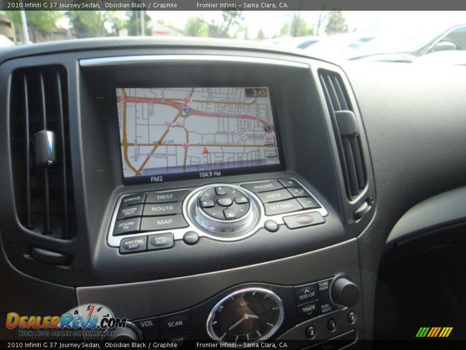 2010 Infiniti G 37 Journey Sedan Obsidian Black / Graphite Photo #21