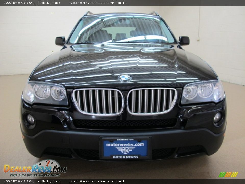 2007 BMW X3 3.0si Jet Black / Black Photo #2