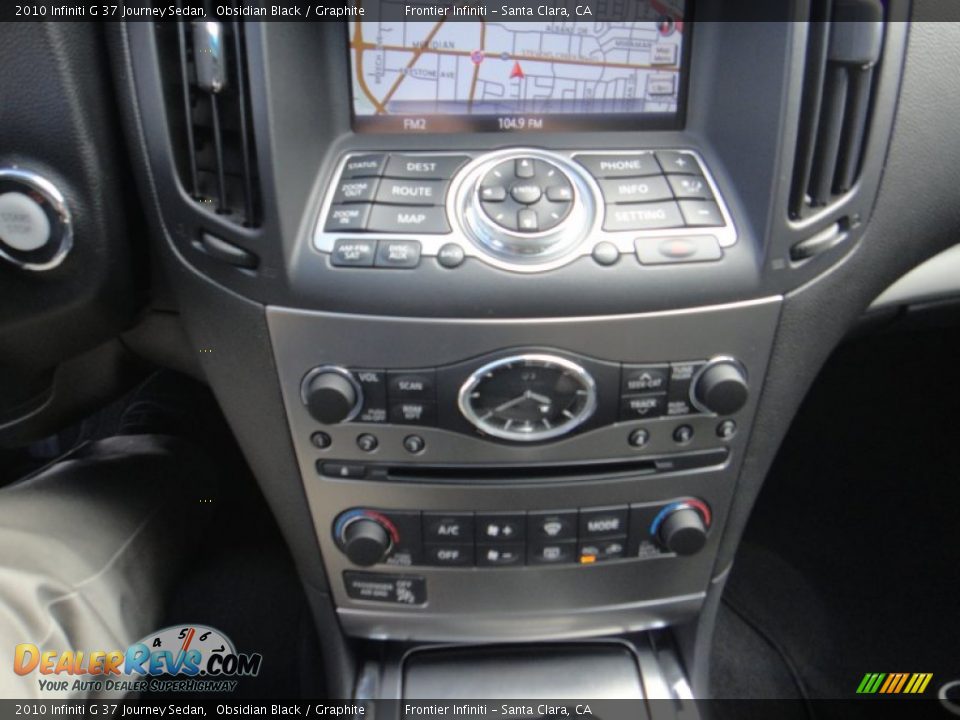 2010 Infiniti G 37 Journey Sedan Obsidian Black / Graphite Photo #22