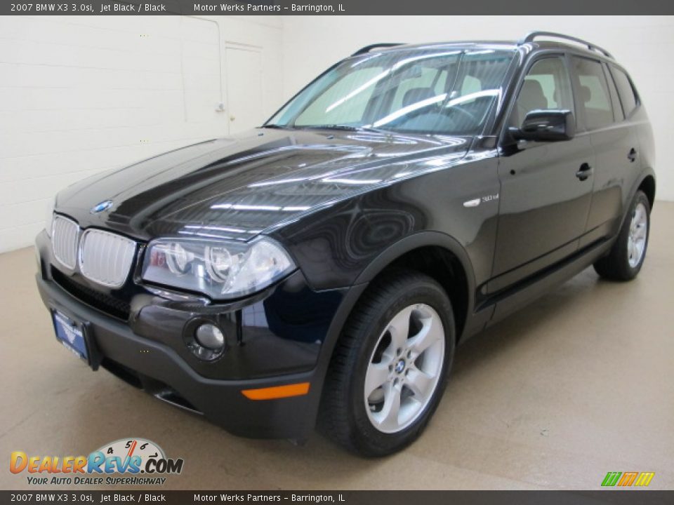 2007 BMW X3 3.0si Jet Black / Black Photo #3