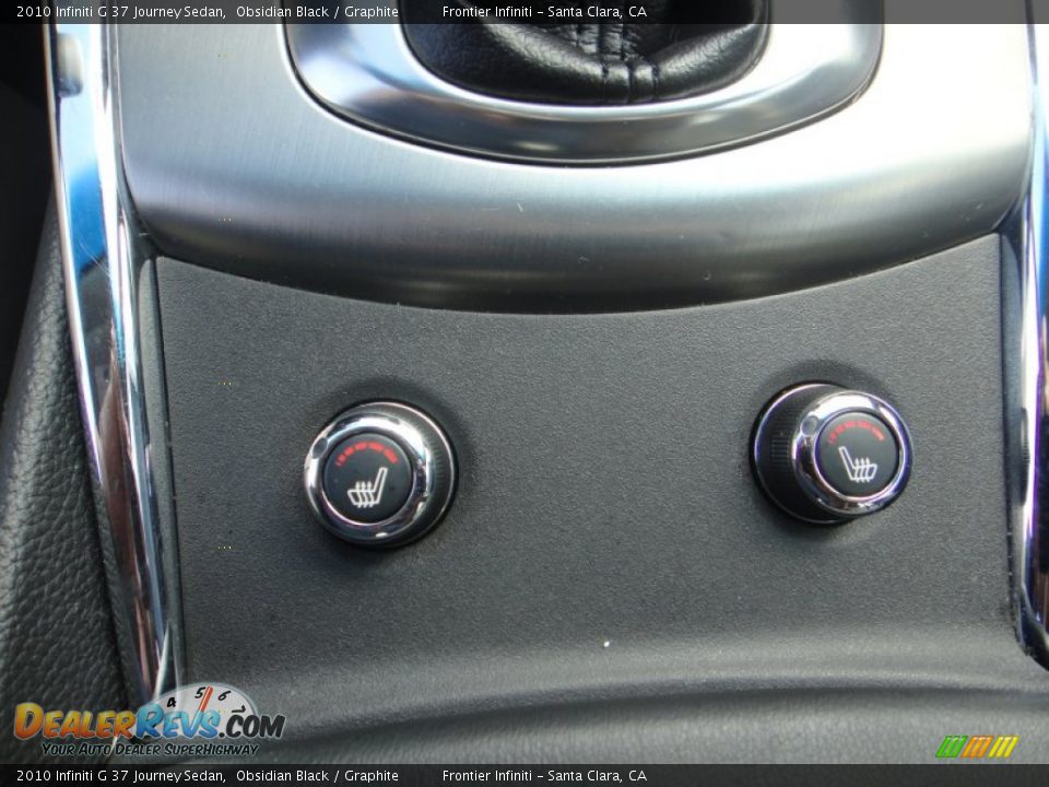 2010 Infiniti G 37 Journey Sedan Obsidian Black / Graphite Photo #23