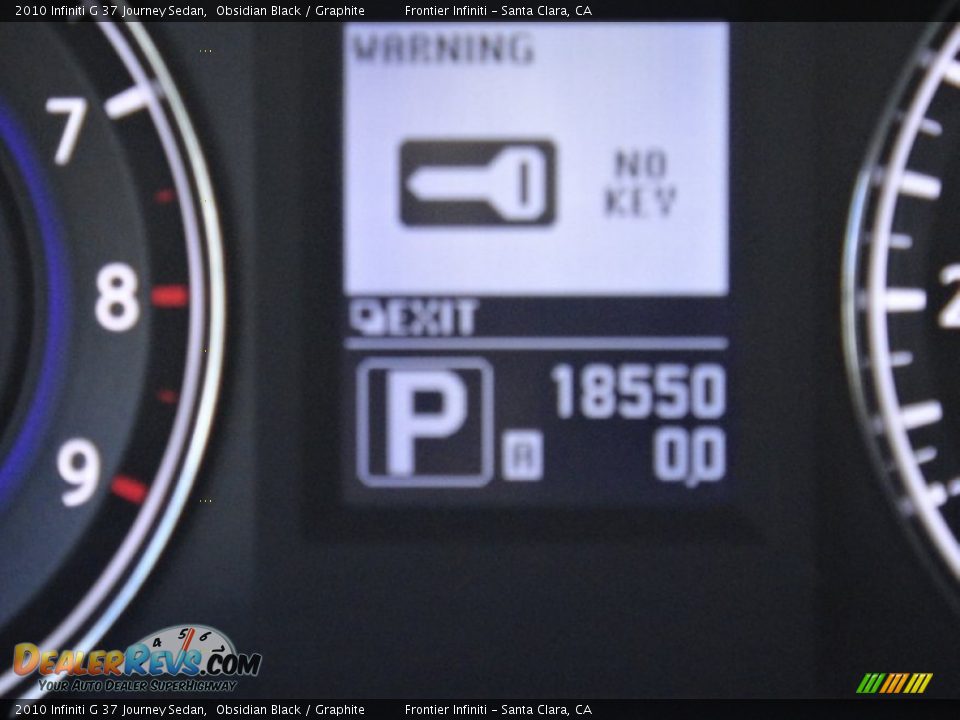 2010 Infiniti G 37 Journey Sedan Obsidian Black / Graphite Photo #25