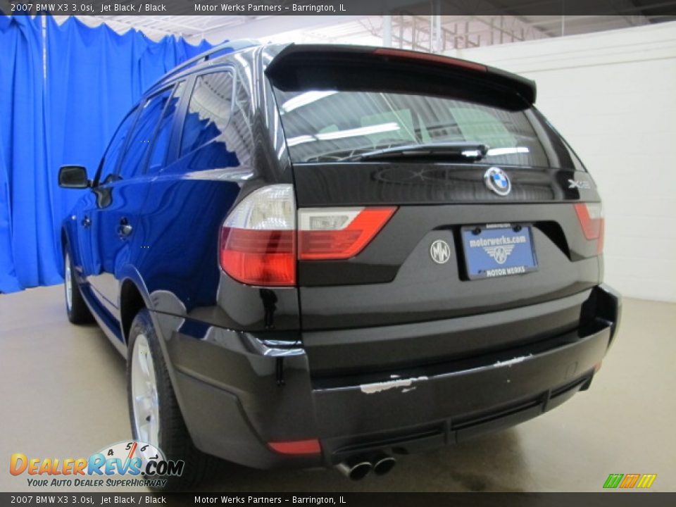 2007 BMW X3 3.0si Jet Black / Black Photo #5