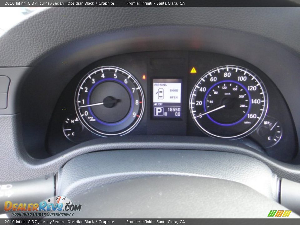 2010 Infiniti G 37 Journey Sedan Obsidian Black / Graphite Photo #26