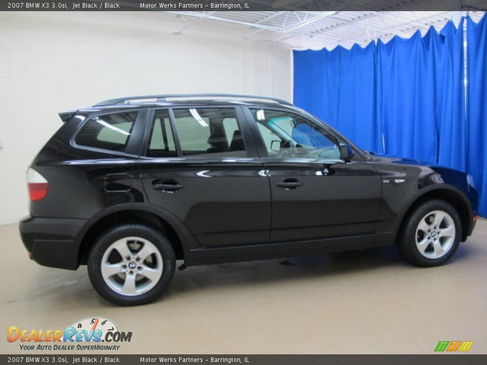 2007 BMW X3 3.0si Jet Black / Black Photo #8