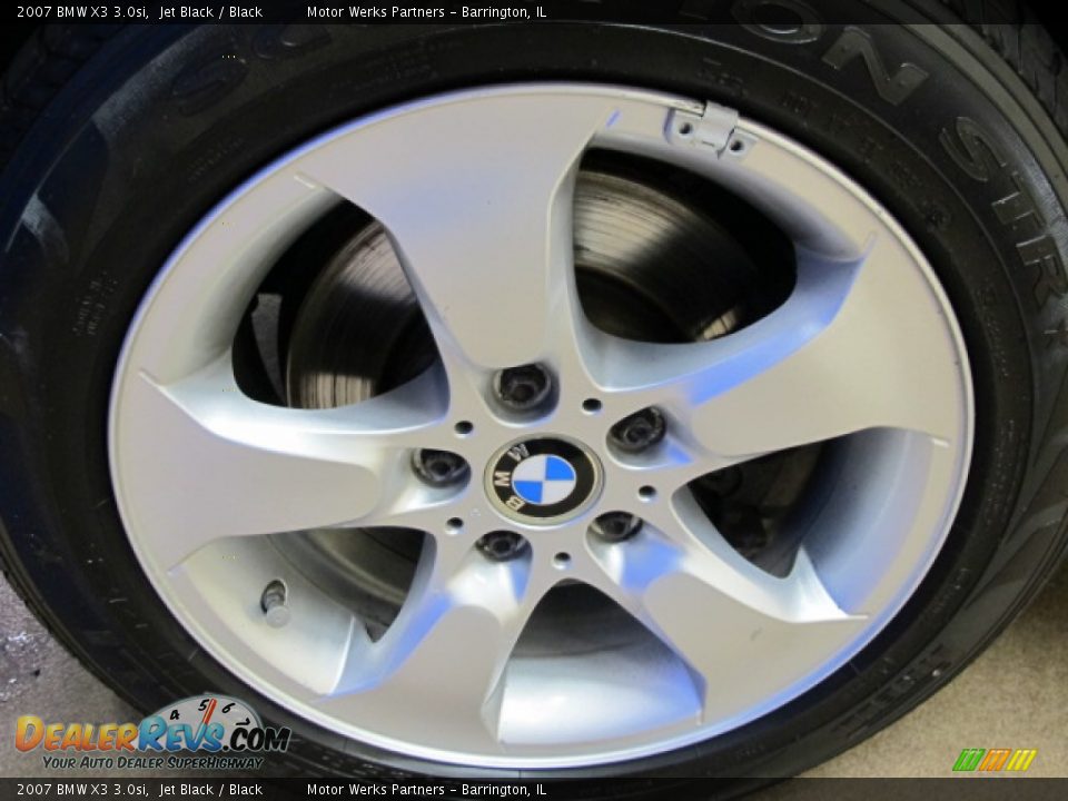 2007 BMW X3 3.0si Jet Black / Black Photo #13