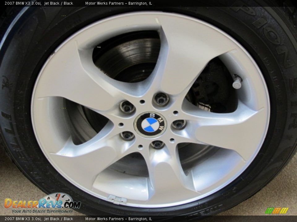 2007 BMW X3 3.0si Jet Black / Black Photo #14