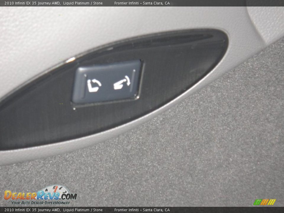 2010 Infiniti EX 35 Journey AWD Liquid Platinum / Stone Photo #7