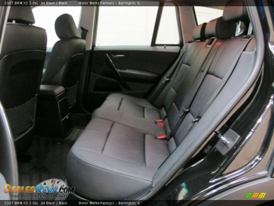 2007 BMW X3 3.0si Jet Black / Black Photo #17