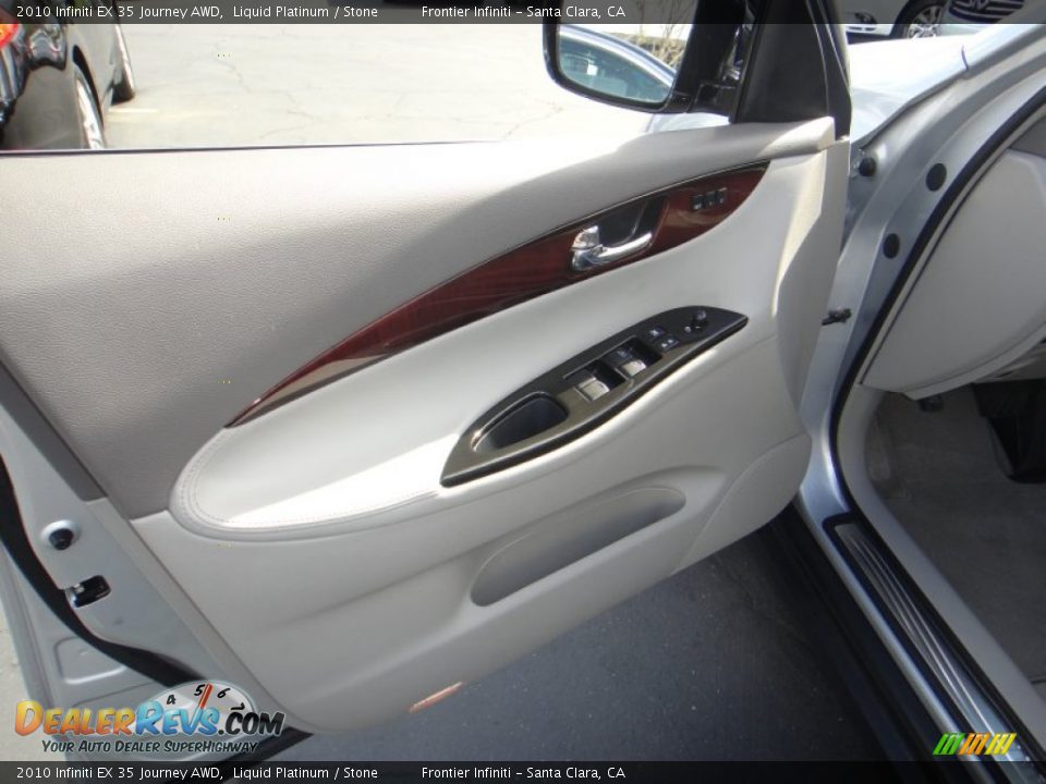2010 Infiniti EX 35 Journey AWD Liquid Platinum / Stone Photo #10