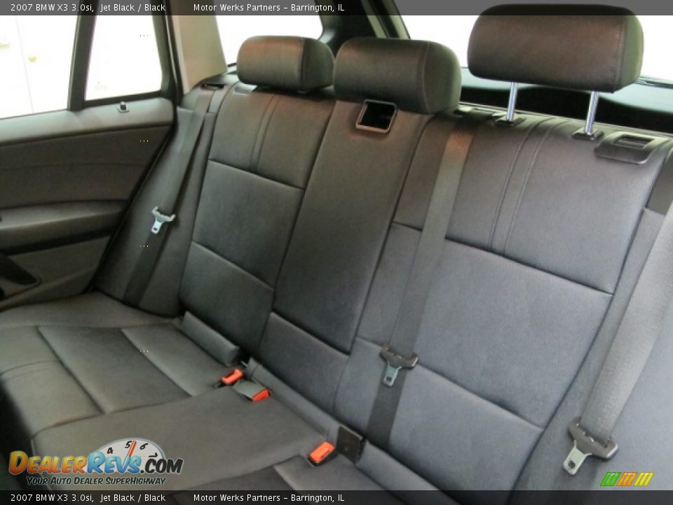 2007 BMW X3 3.0si Jet Black / Black Photo #18