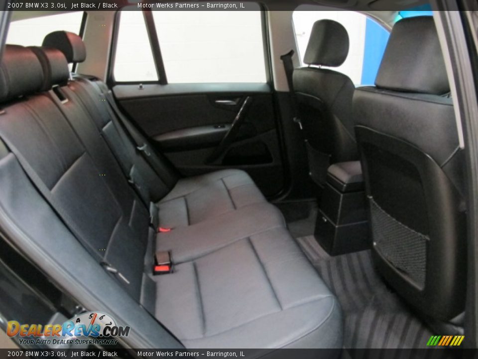 2007 BMW X3 3.0si Jet Black / Black Photo #19