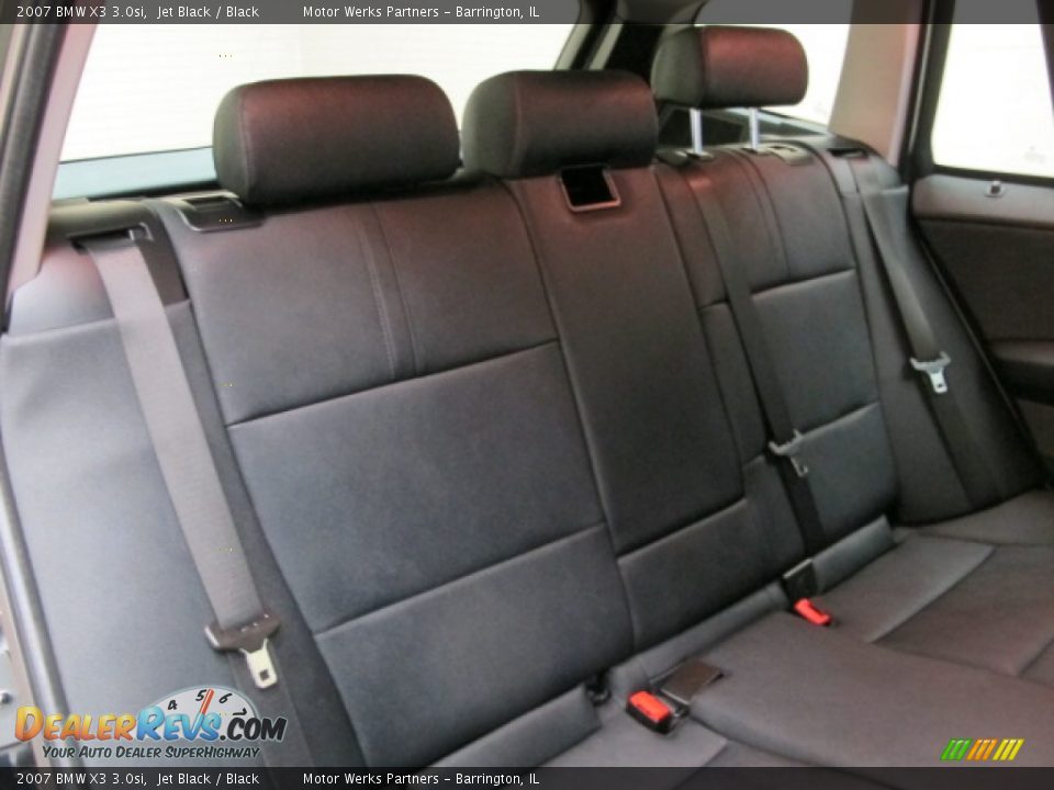 2007 BMW X3 3.0si Jet Black / Black Photo #20