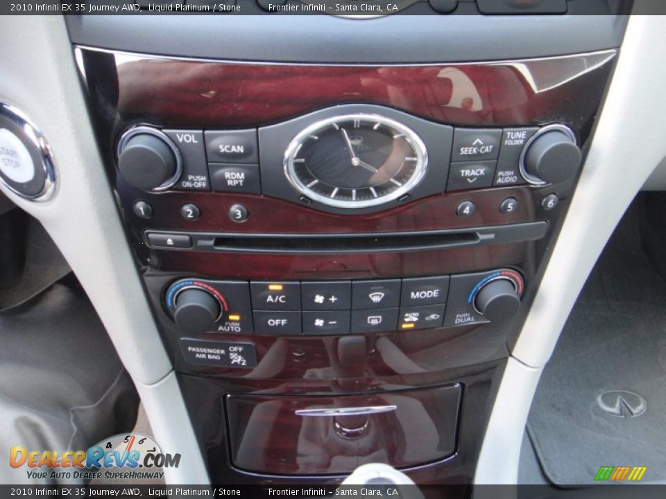 2010 Infiniti EX 35 Journey AWD Liquid Platinum / Stone Photo #14