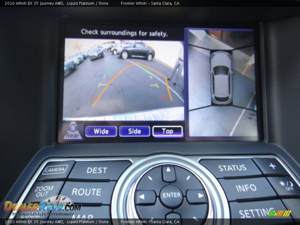2010 Infiniti EX 35 Journey AWD Liquid Platinum / Stone Photo #15