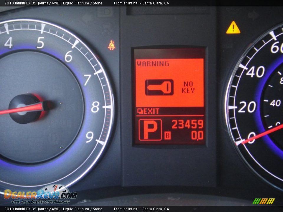 2010 Infiniti EX 35 Journey AWD Liquid Platinum / Stone Photo #16