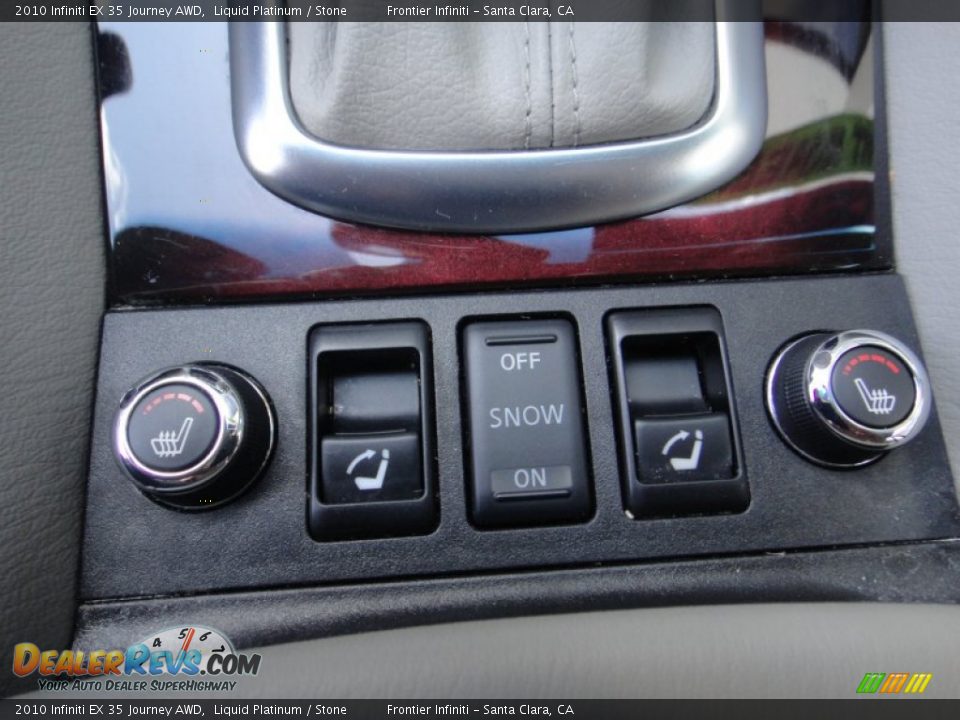 2010 Infiniti EX 35 Journey AWD Liquid Platinum / Stone Photo #18