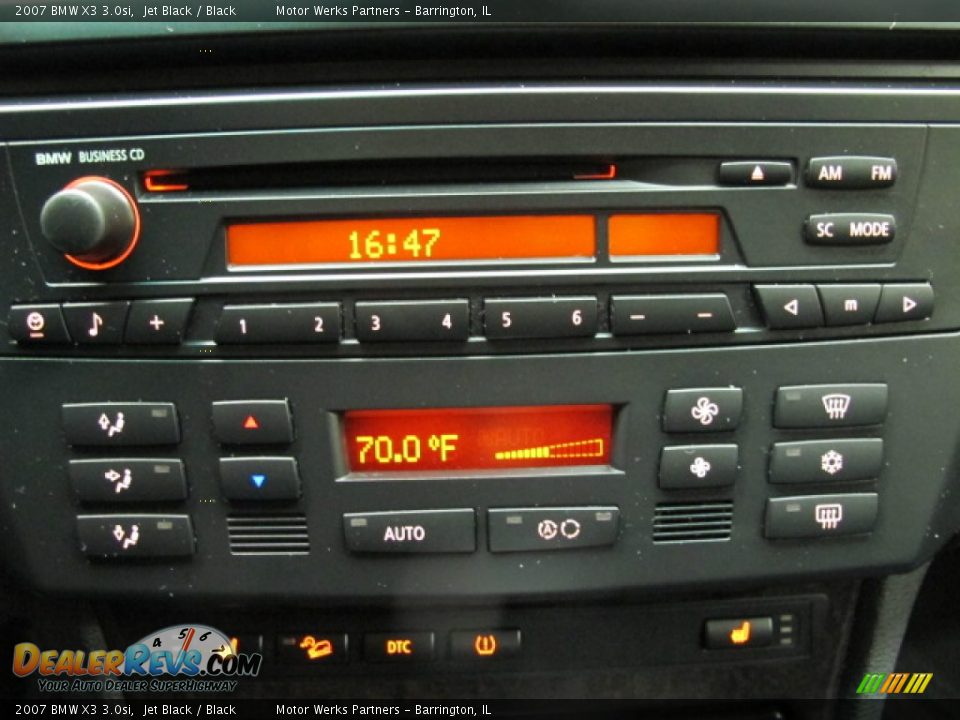 2007 BMW X3 3.0si Jet Black / Black Photo #26