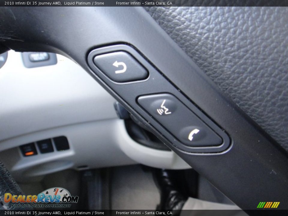2010 Infiniti EX 35 Journey AWD Liquid Platinum / Stone Photo #21
