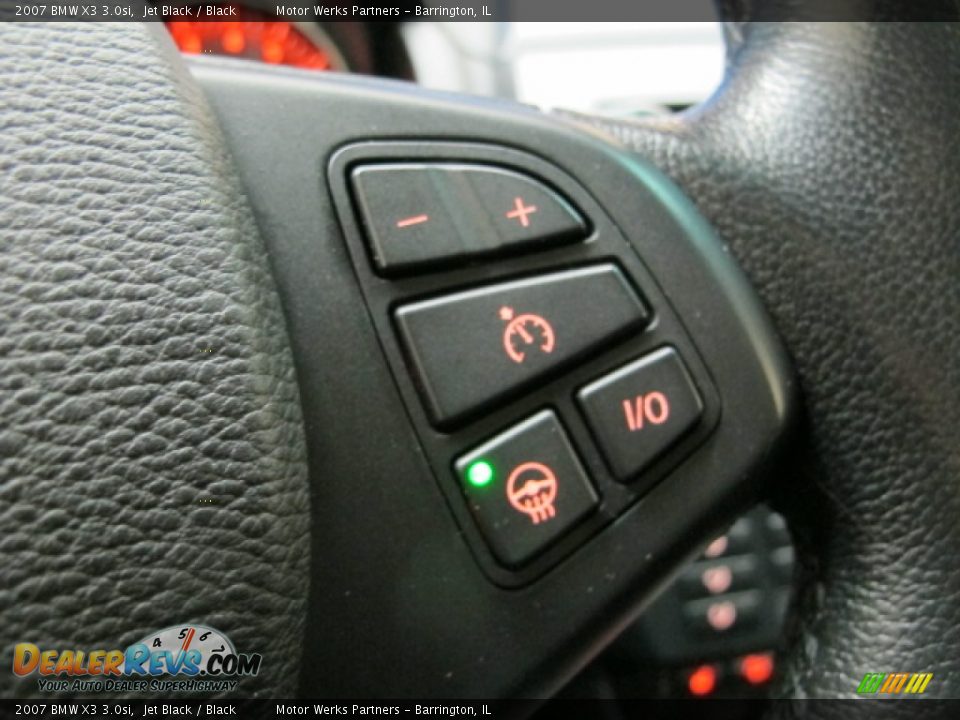2007 BMW X3 3.0si Jet Black / Black Photo #29