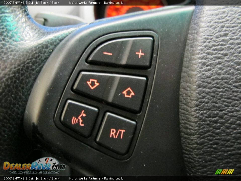 2007 BMW X3 3.0si Jet Black / Black Photo #30
