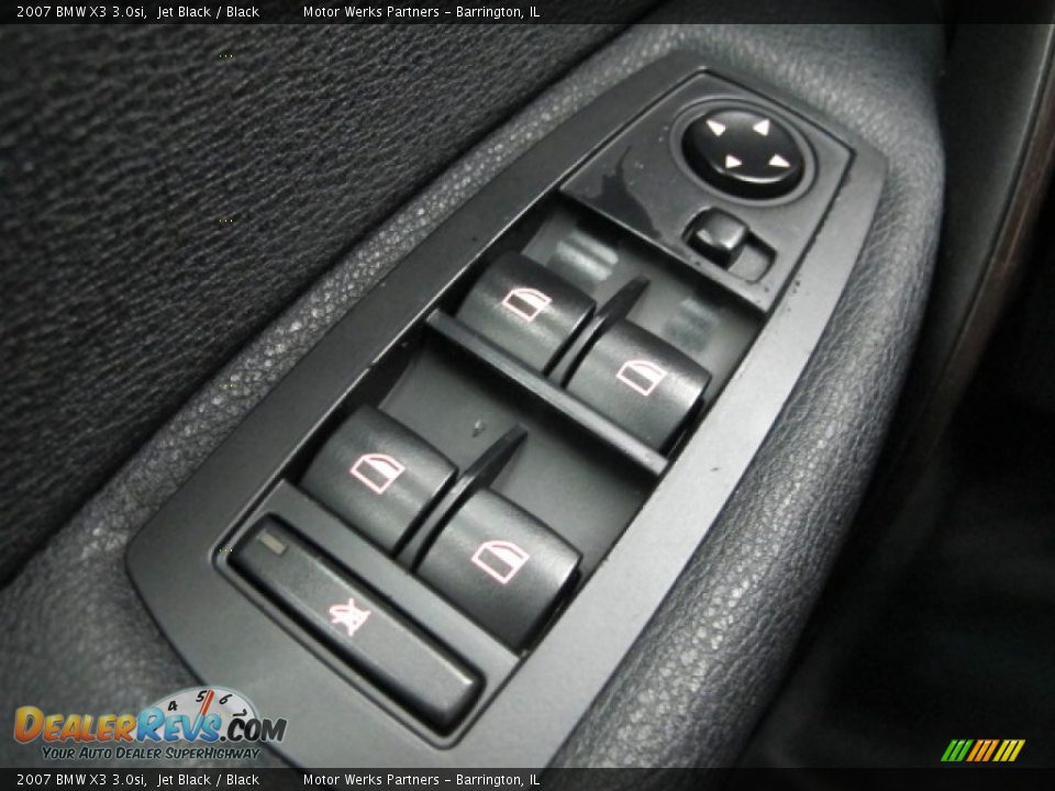 2007 BMW X3 3.0si Jet Black / Black Photo #31