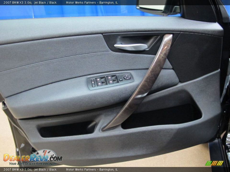 2007 BMW X3 3.0si Jet Black / Black Photo #32