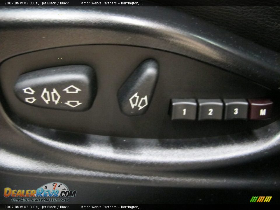 2007 BMW X3 3.0si Jet Black / Black Photo #33