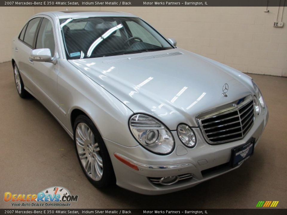 2007 Mercedes-Benz E 350 4Matic Sedan Iridium Silver Metallic / Black Photo #1