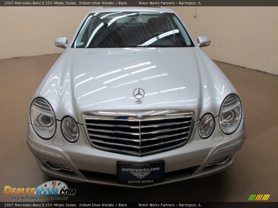 2007 Mercedes-Benz E 350 4Matic Sedan Iridium Silver Metallic / Black Photo #2