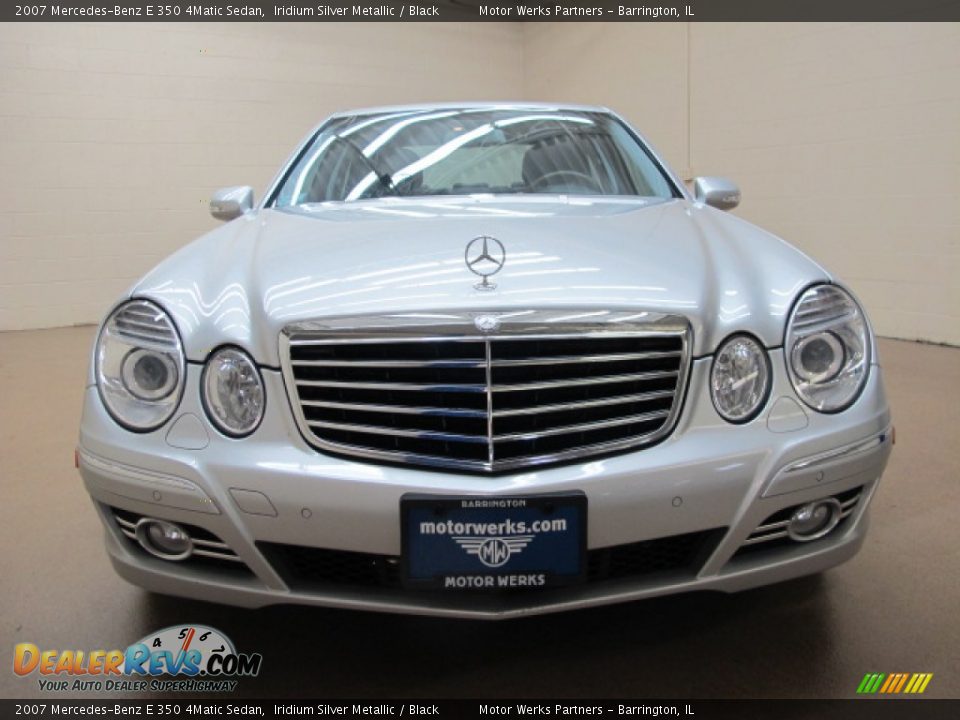 2007 Mercedes-Benz E 350 4Matic Sedan Iridium Silver Metallic / Black Photo #3
