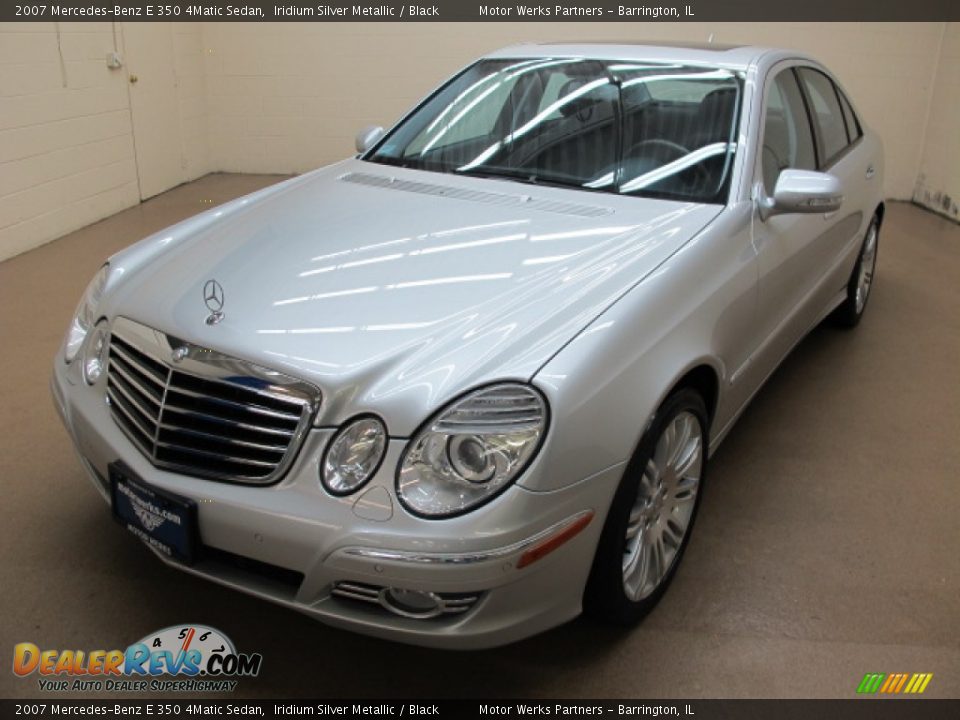 2007 Mercedes-Benz E 350 4Matic Sedan Iridium Silver Metallic / Black Photo #4