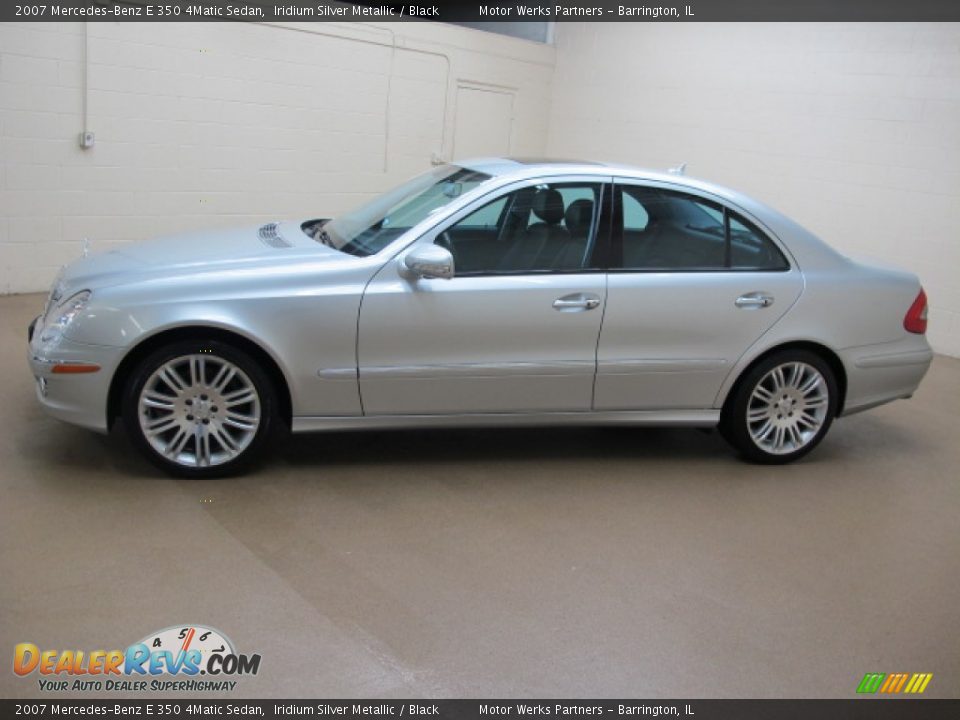 2007 Mercedes-Benz E 350 4Matic Sedan Iridium Silver Metallic / Black Photo #5