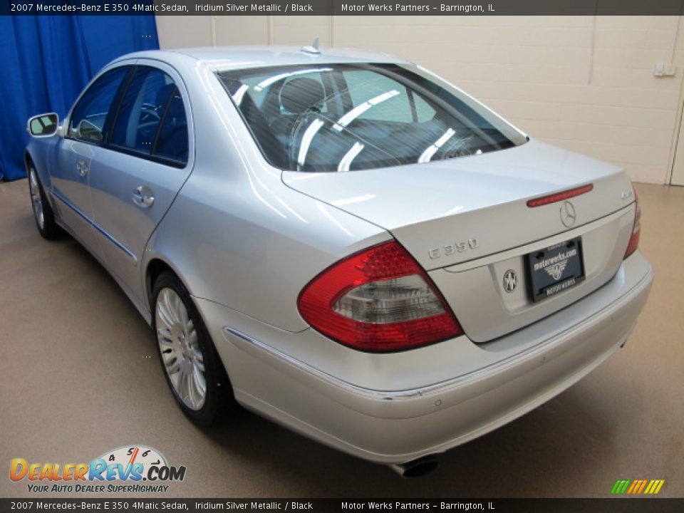 2007 Mercedes-Benz E 350 4Matic Sedan Iridium Silver Metallic / Black Photo #6