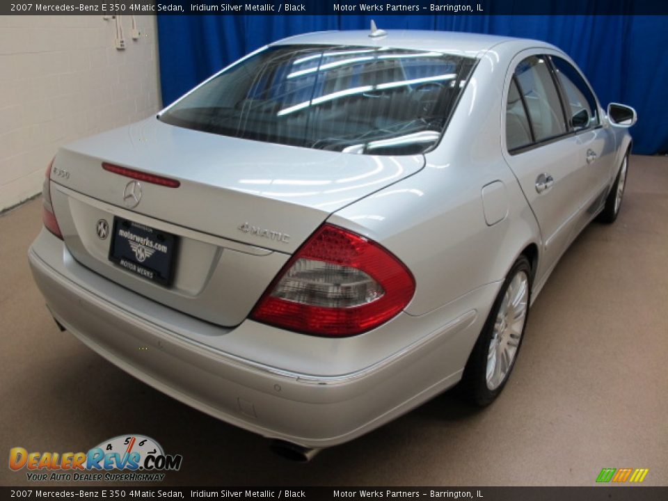 2007 Mercedes-Benz E 350 4Matic Sedan Iridium Silver Metallic / Black Photo #9