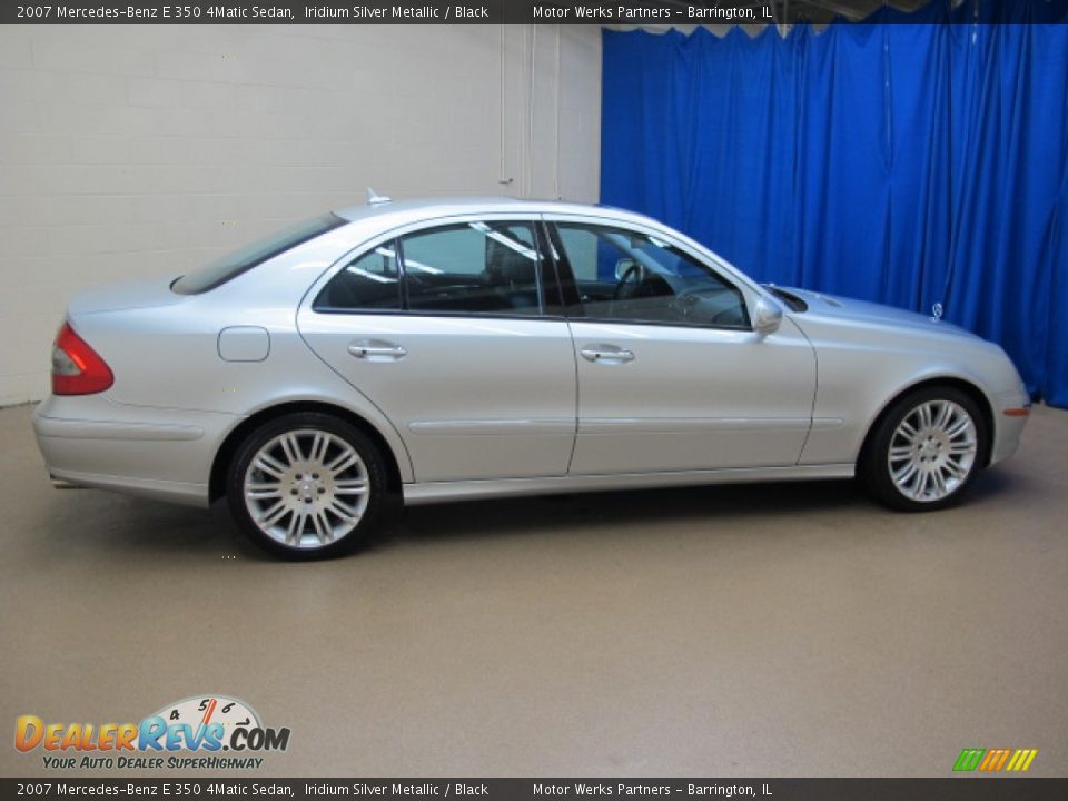 2007 Mercedes-Benz E 350 4Matic Sedan Iridium Silver Metallic / Black Photo #10