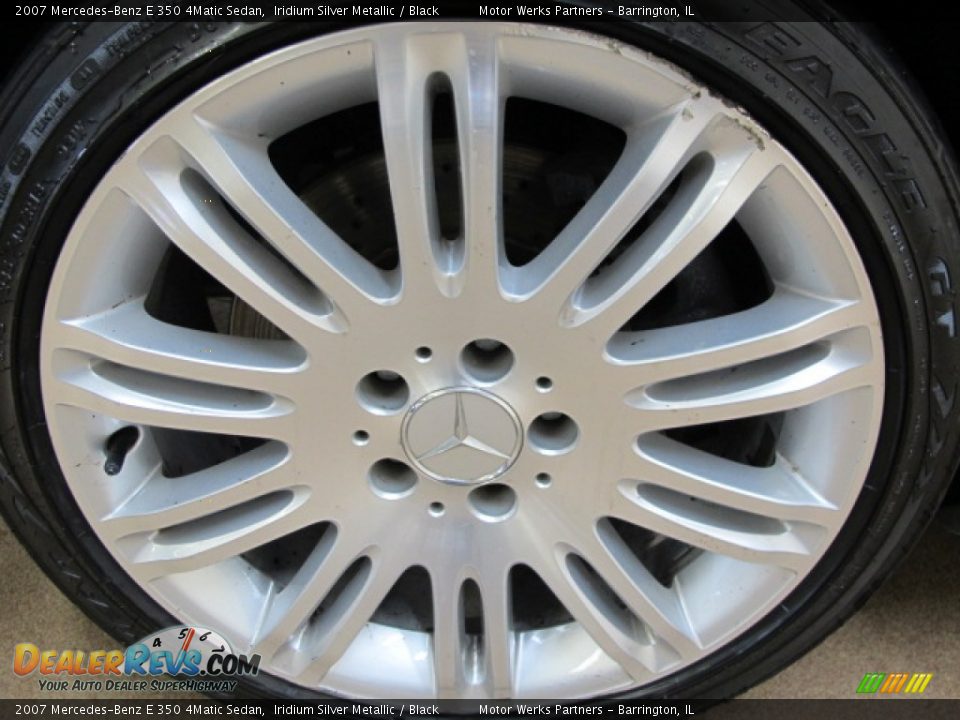 2007 Mercedes-Benz E 350 4Matic Sedan Iridium Silver Metallic / Black Photo #13