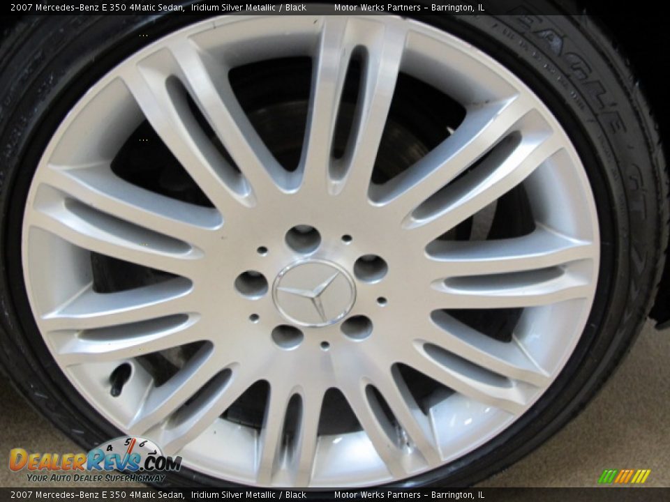 2007 Mercedes-Benz E 350 4Matic Sedan Iridium Silver Metallic / Black Photo #14